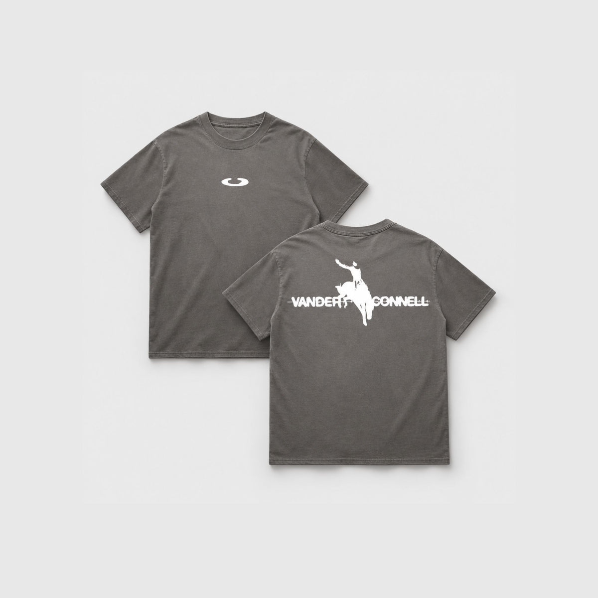 Horseshoe Heavyweight Faded Tee | White