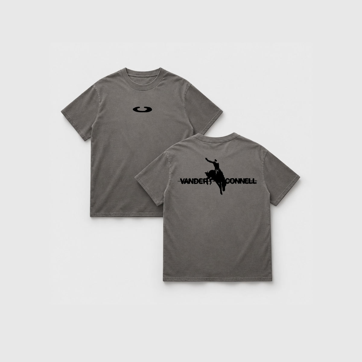 Horseshoe Heavyweight Faded Tee | Black