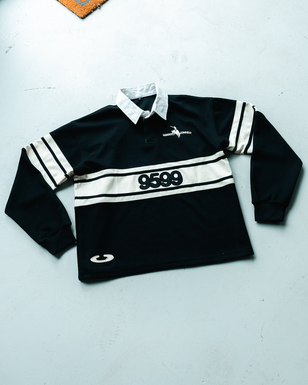 V+C Heavyweight Retro Rugby Shirt